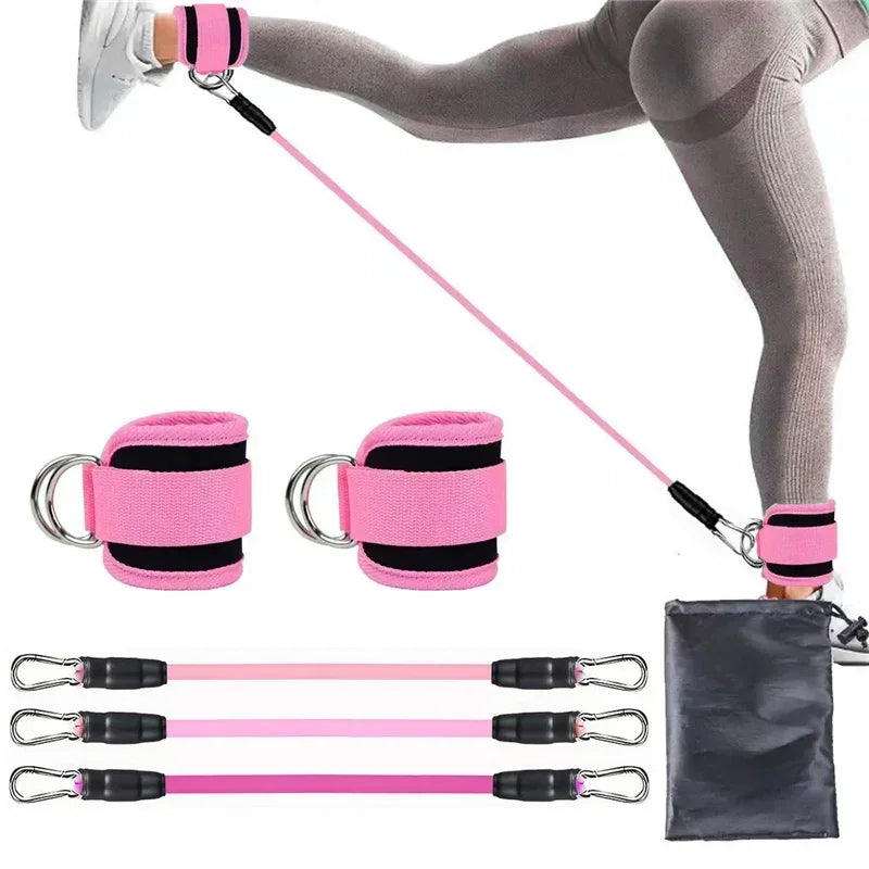 Ankle Straps Resistance Bands Set Fitness