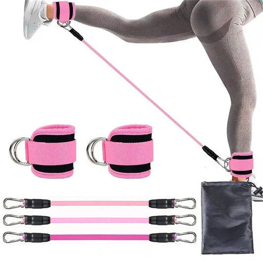 Ankle Straps Resistance Bands Set Fitness