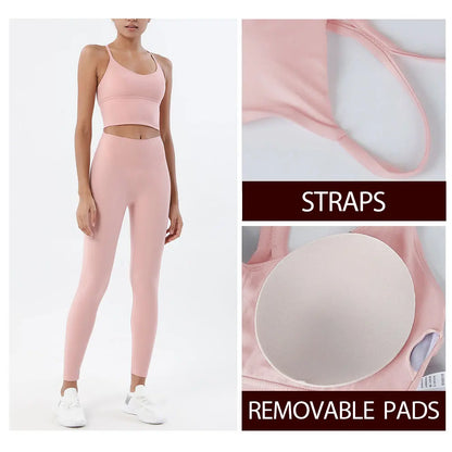 Naked Feel 2-Piece Gym Set (Bra & Leggings)