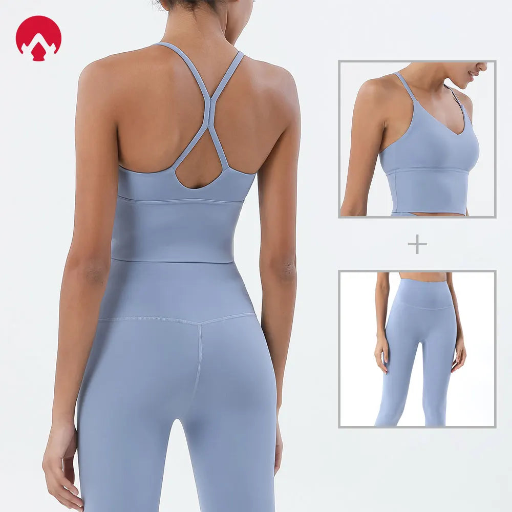 Naked Feel 2-Piece Gym Set (Bra & Leggings)